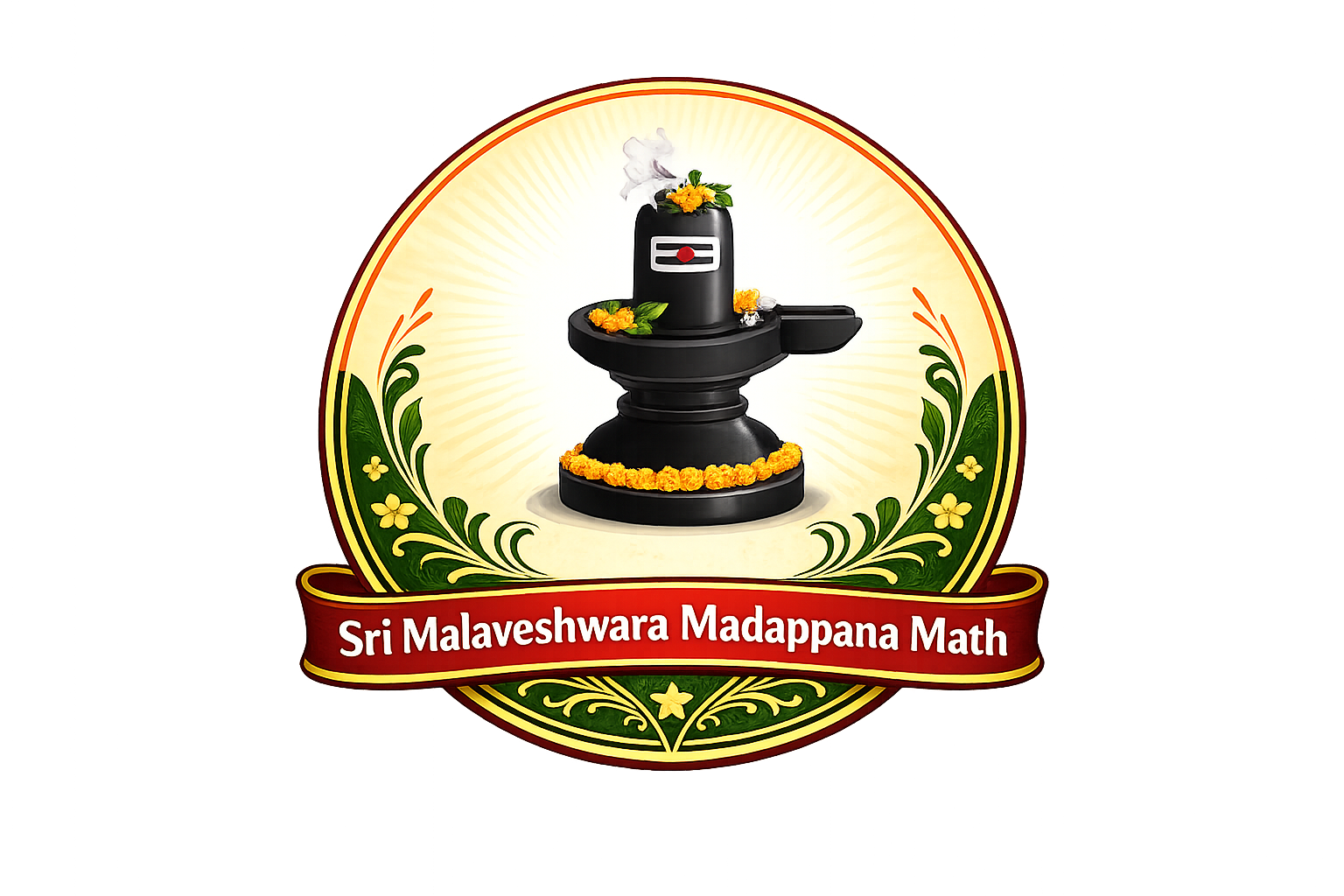 Sri Malaveshwara Madappana Math Logo